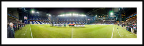 FC København (FCK) vs Chelsea FC i Parken - panoramabillede i farver