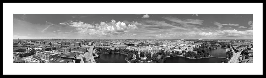 Panorama af København og Amager