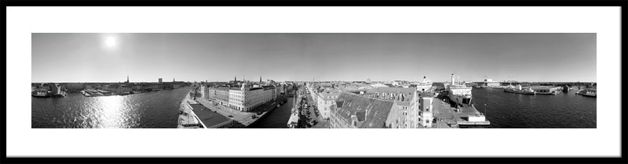 360 graders panorama af Nyhavn