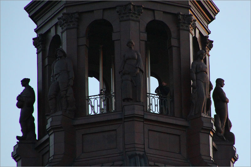 afotografering fra tårnet på Christiansborg Slot.