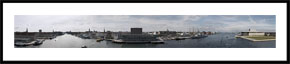 Flåden 500 År - Københavns Havn - panoramabillede nedtonet