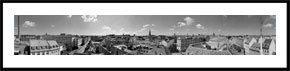 Gothersgadekvarteret - Panorama i sort/hvid