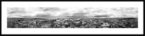 Havnen Efterår - 360 graders panorama i sort/hvid