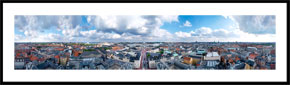 Havnen Sommer - 360 graders panorama i farver