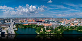 Panorama af København og Amager