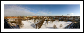 Kongens Have Vinter - Panorama i farver