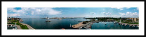 Langelinie Lystbådehavn - 360 graders panoramabillede i farver