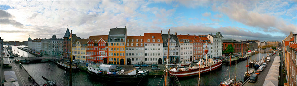 Panorama af Nyhavns anden side