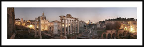 Forum Romanum i Rom - panoramabillede nedtonet